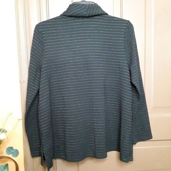 J Jill Women's M Petite Cowl Neck Oversize Women's Top - Picture 4 of 10